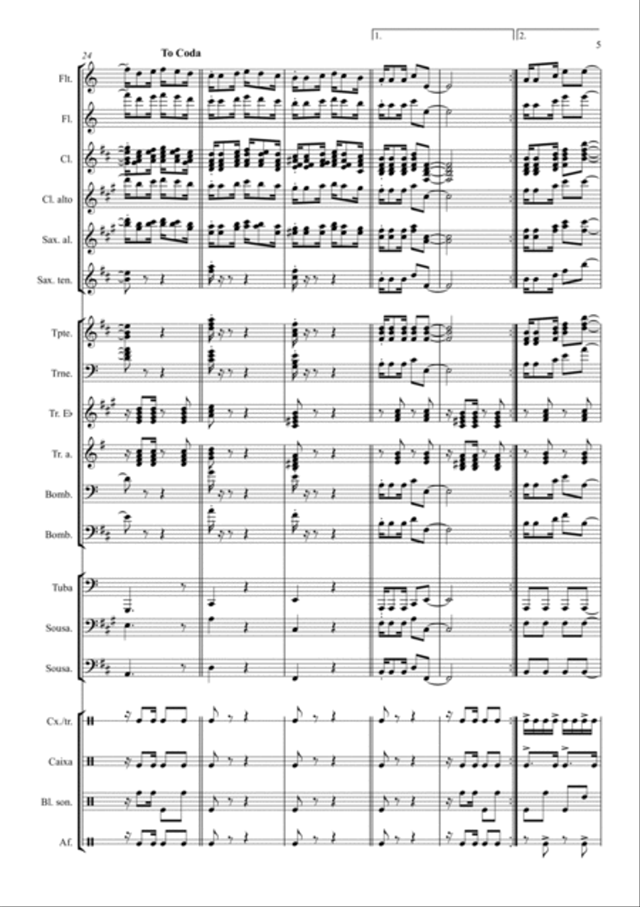 Batucajé Batucajé Full Orchestra scores gallery preview page 5