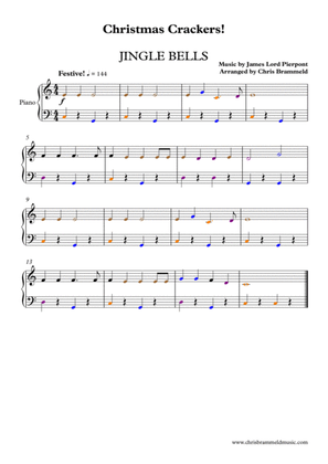 Jingle Bells - easy piano