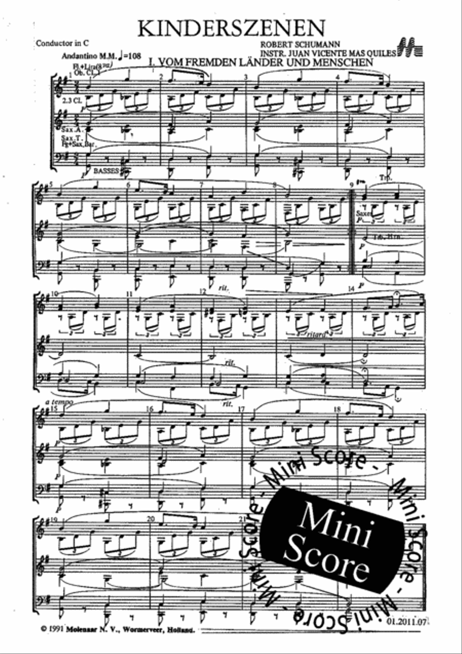 Kinderszenen Kinderszenen Concert Band scores gallery preview page 38