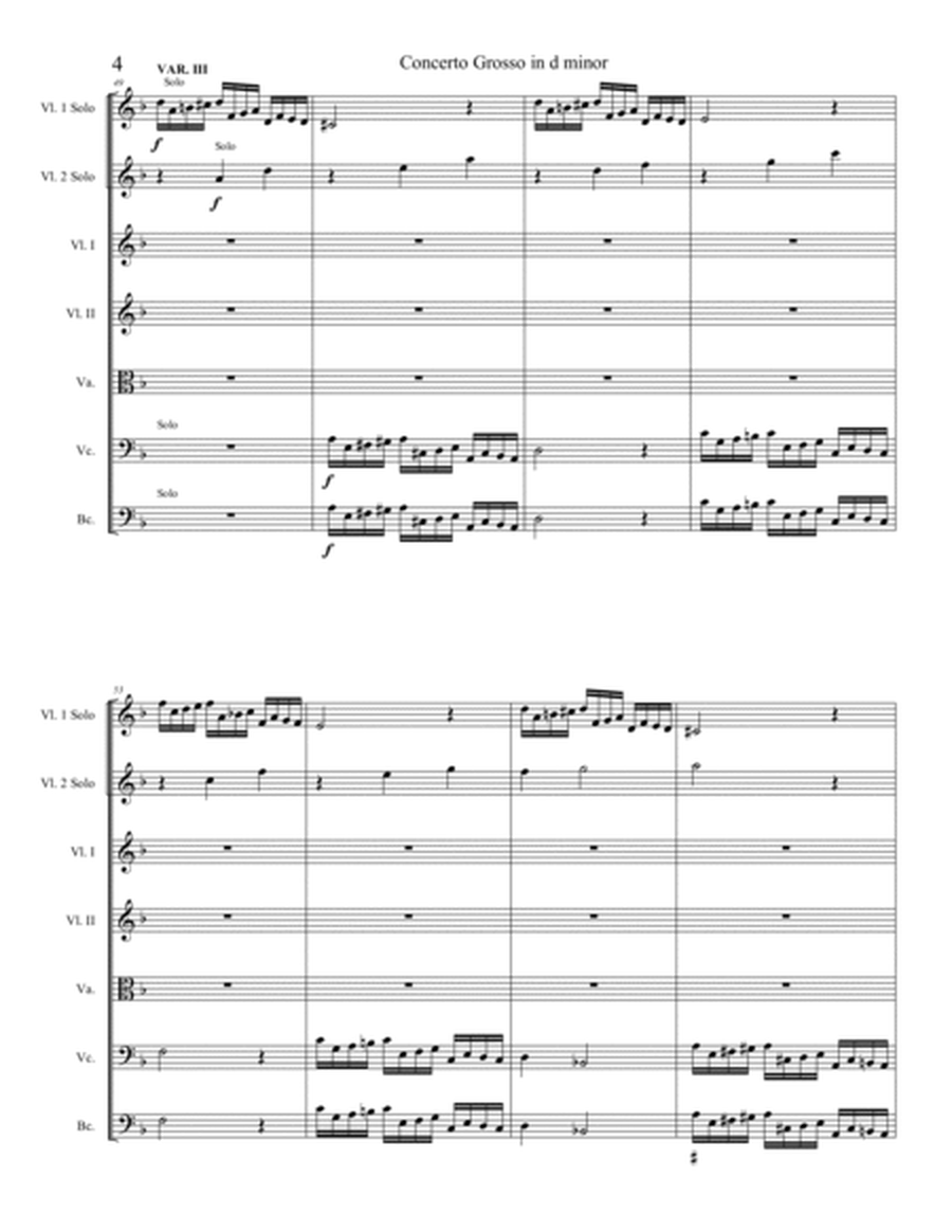 Concerto Grosso in D minor, "La Follia"