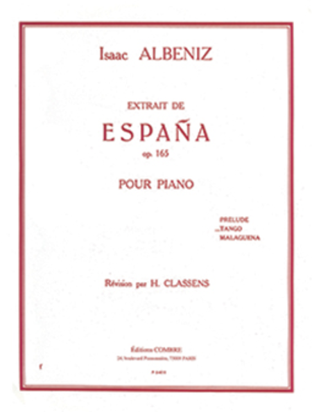 Espana Op.165 Tango