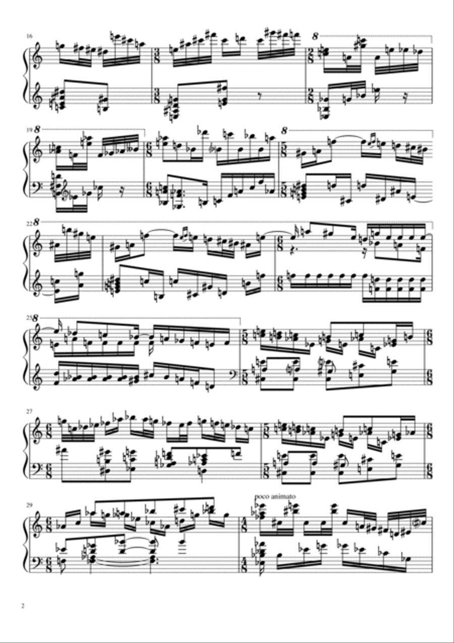 Lullaby Lullaby Piano Solo scores gallery preview page 2