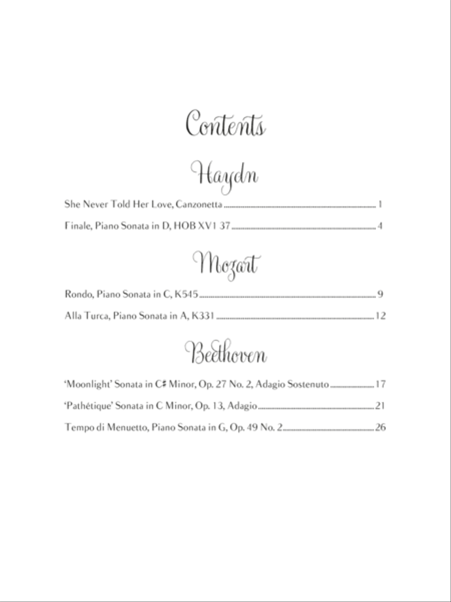 Classical Vienna Piano Trio scores gallery preview page 2