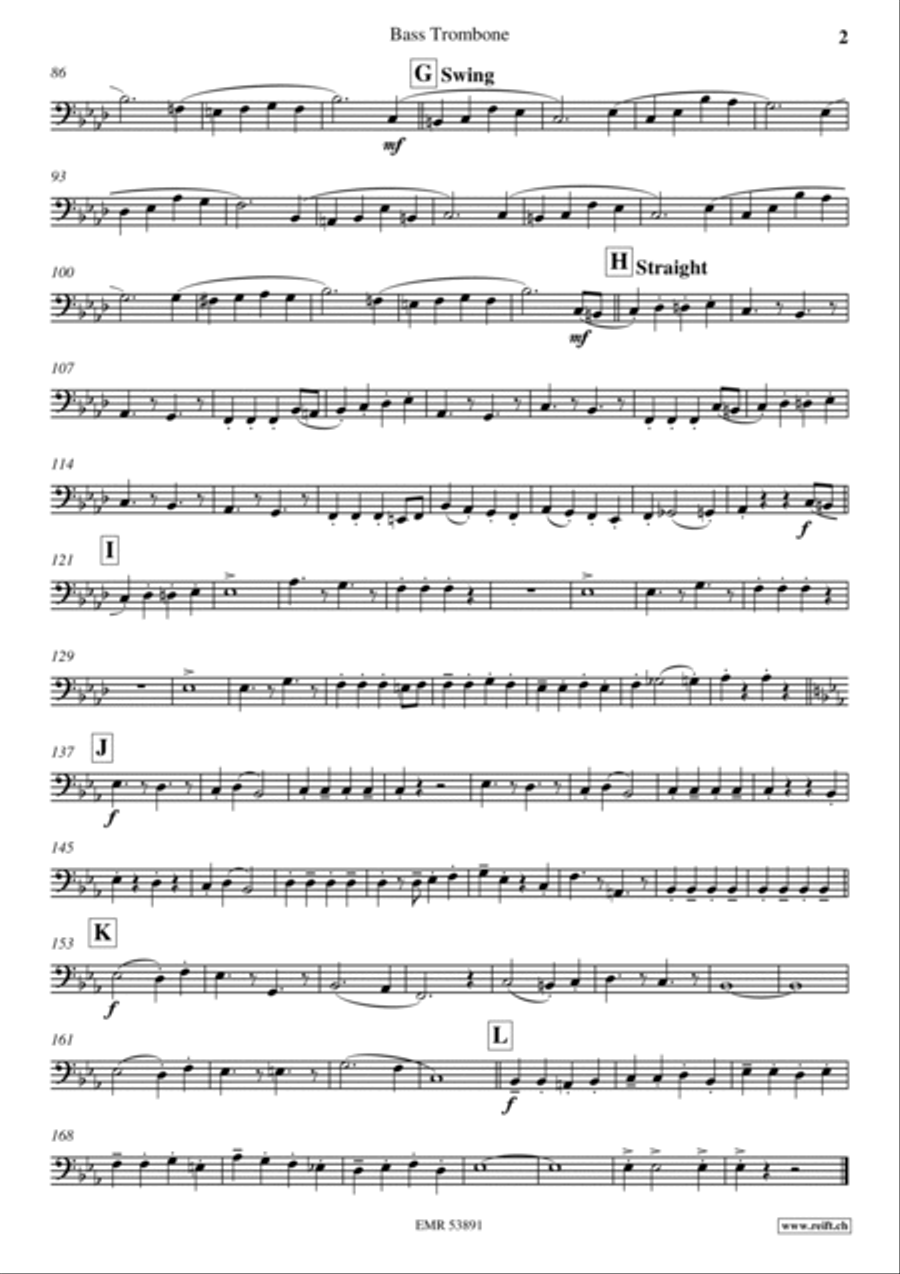 Schonfeld Marsch Trombone scores gallery preview page 3
