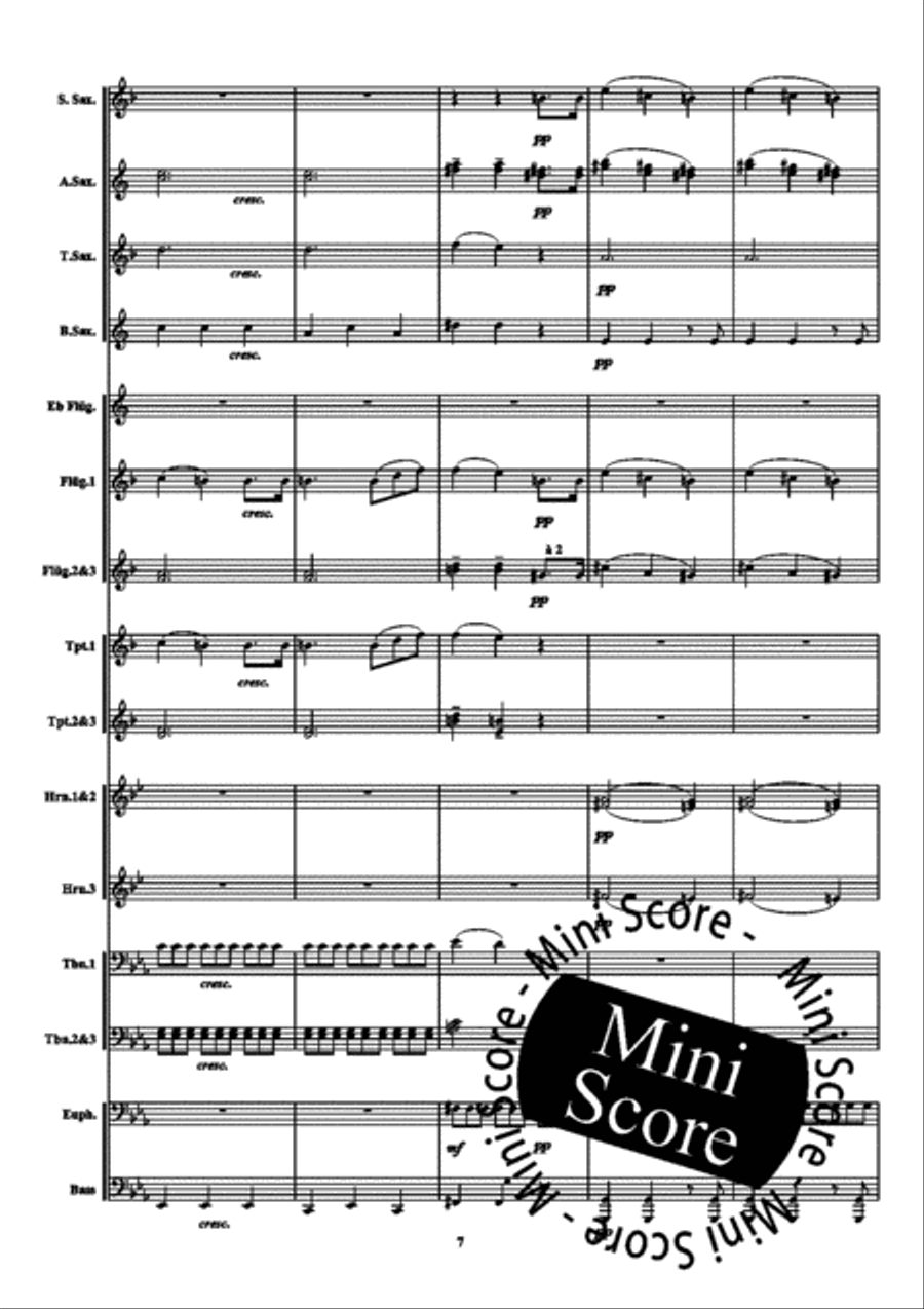 Notturno Fanfare Band scores gallery preview page 11