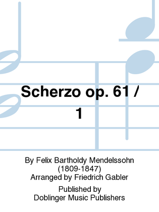 Scherzo op. 61 / 1