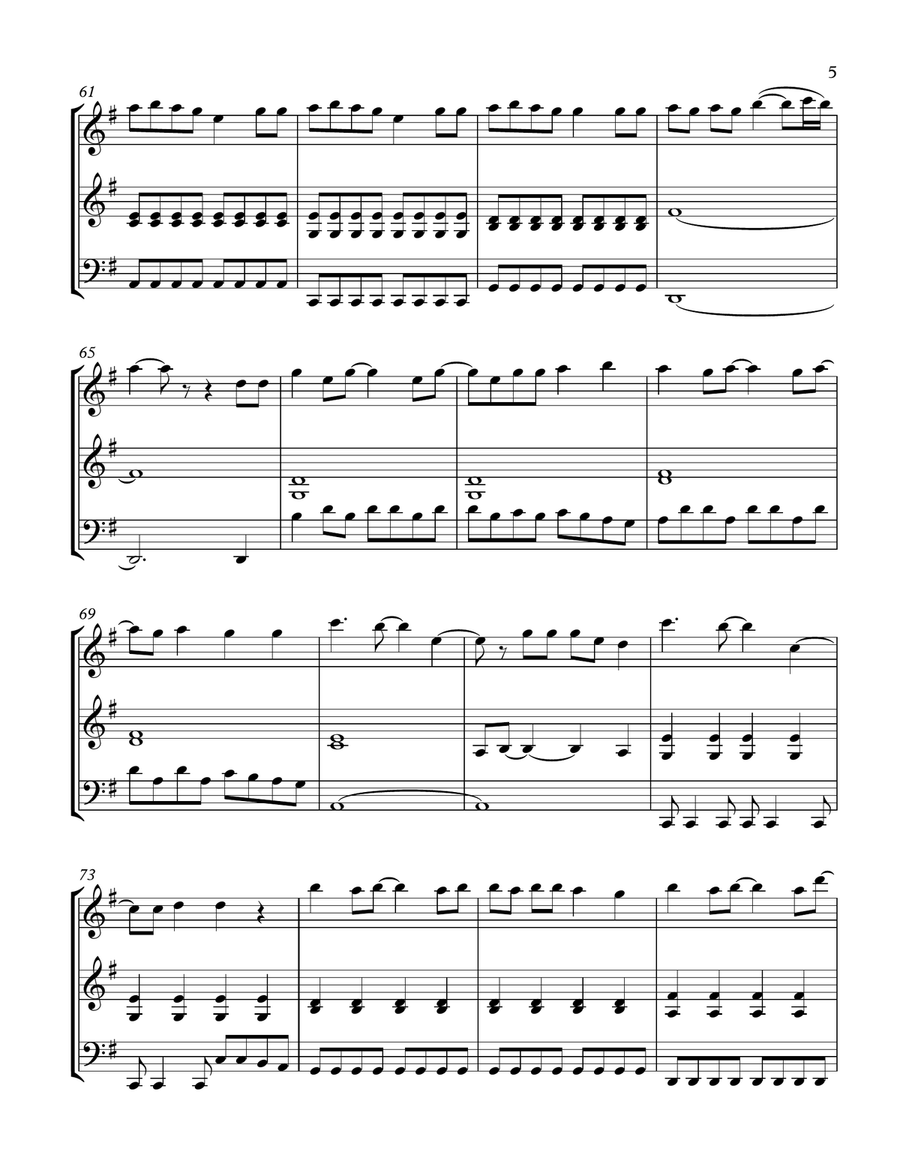 You Belong With Me String Trio scores gallery preview page 6