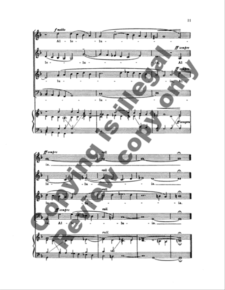 O Magnum Mysterium 4-Part scores gallery preview page 6