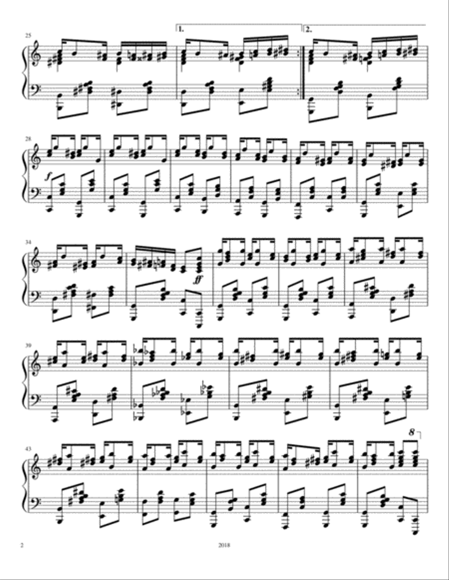 Rose's Ragtime Rose's Ragtime Piano Solo scores gallery preview page 2
