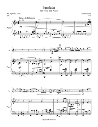 Igualada, for Viola and Piano