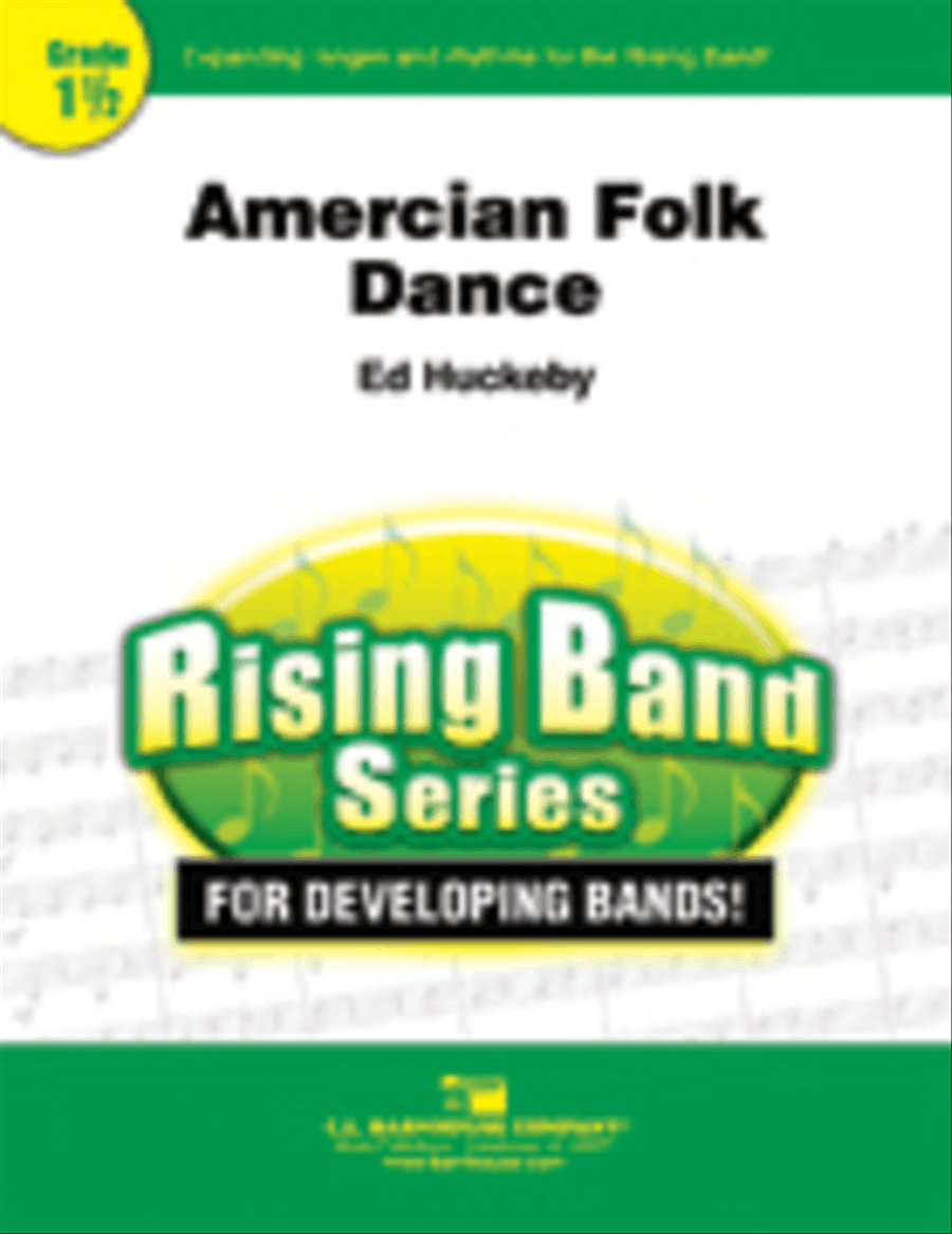 American Folk Dance American Folk Dance Concert Band scores gallery preview page 1