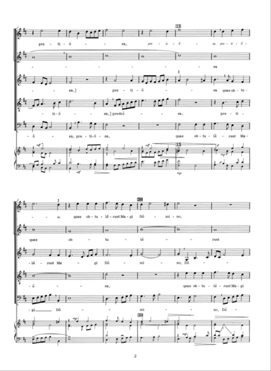 Tria Sunt Munera 4-Part scores gallery preview page 2