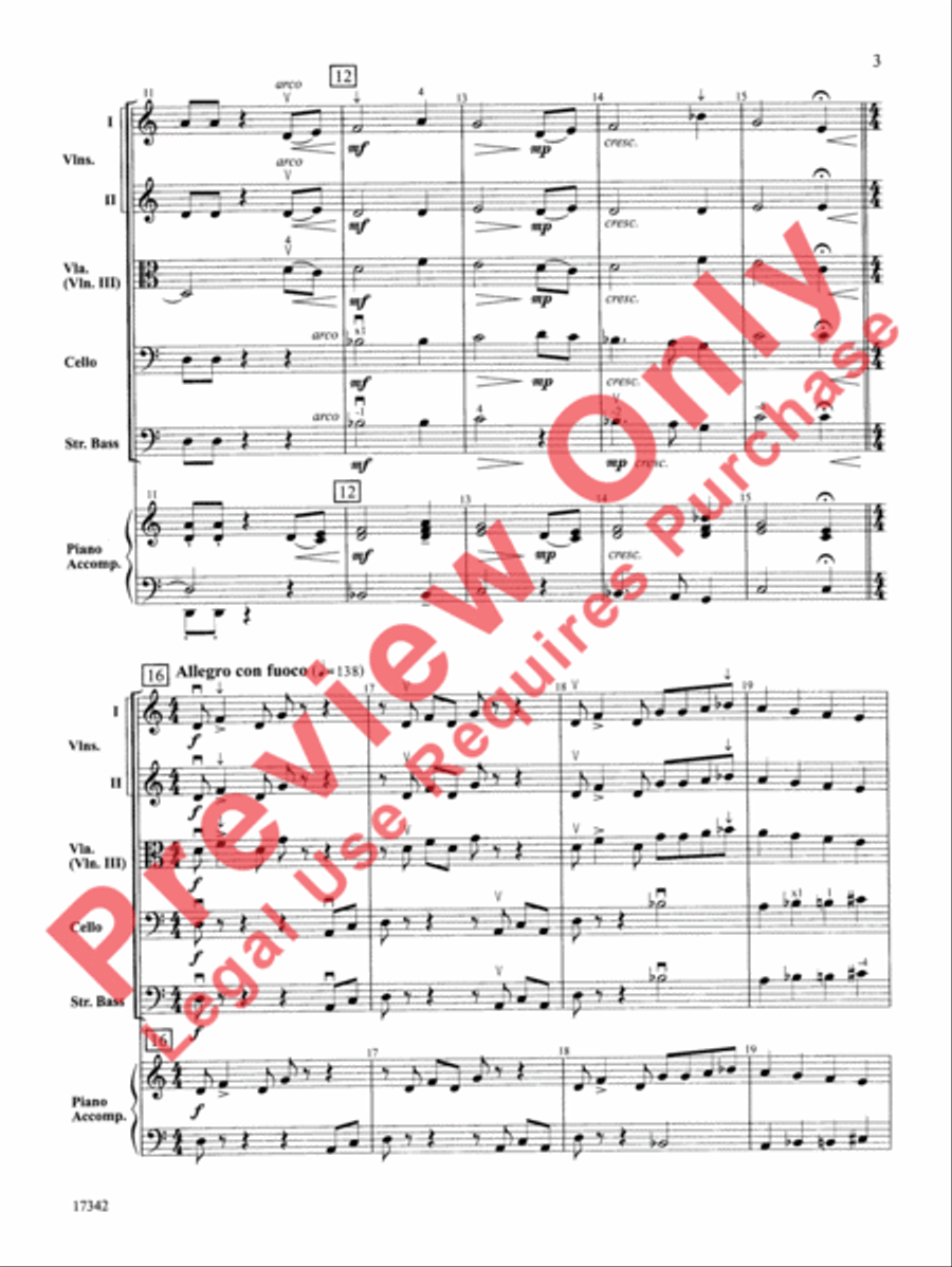 North Country Legend String Orchestra scores gallery preview page 4