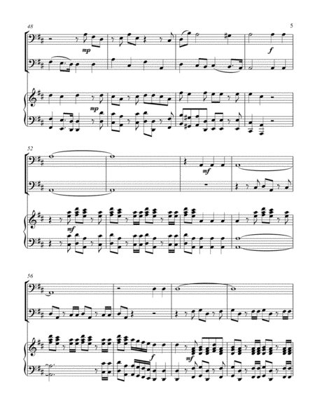 Hallelujah Chorus (bass C instrument duet) image number null