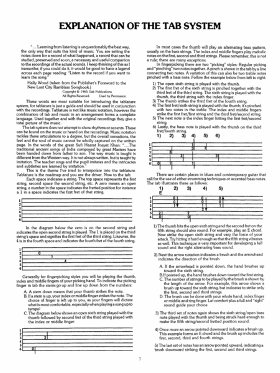 Beginners' Fingerpicking Guitar Acoustic Guitar scores gallery preview page 4