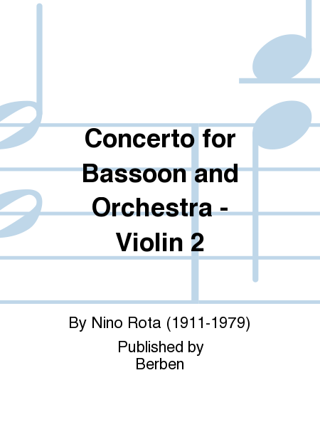 Concerto for Bassoon and Orchestra - Violin 2