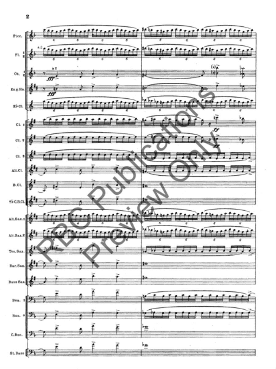 Overture For Woodwinds Overture For Woodwinds Score scores gallery preview page 5