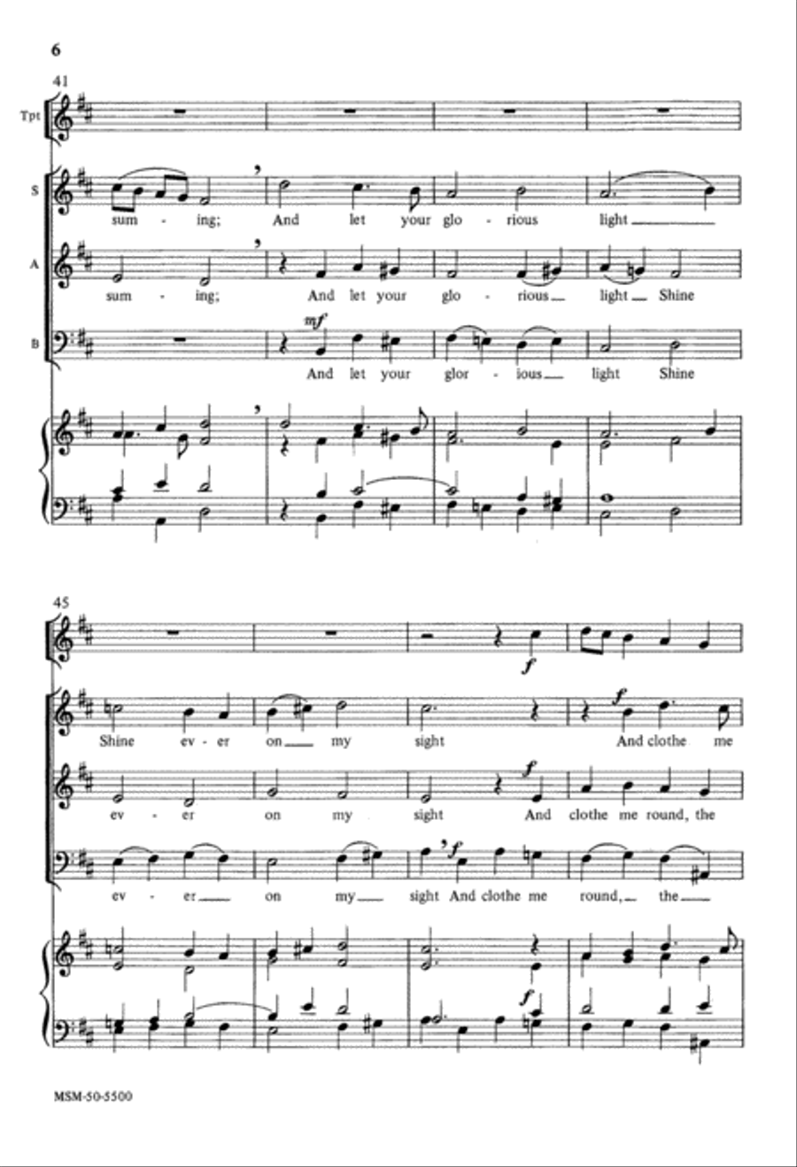 Come Down, O Love Divine 3-Part scores gallery preview page 6