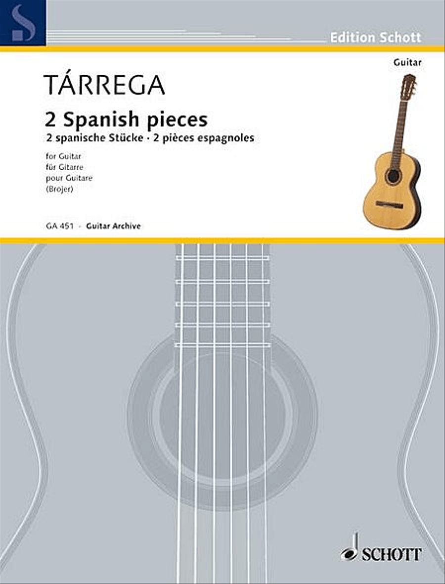 2 Spanish Pieces 2 Spanish Pieces Acoustic Guitar scores gallery preview page 1