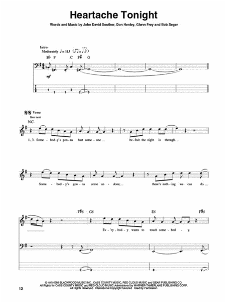 Eagles Collection / Songbook scores gallery preview page 5