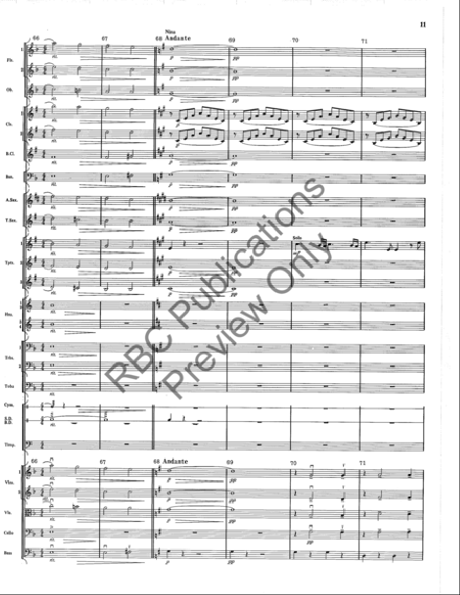 Italian Folk Fantasy Italian Folk Fantasy Full Orchestra scores gallery preview page 11
