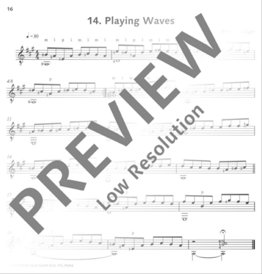 Progressive Etudes I Progressive Etudes I Acoustic Guitar scores gallery preview page 17