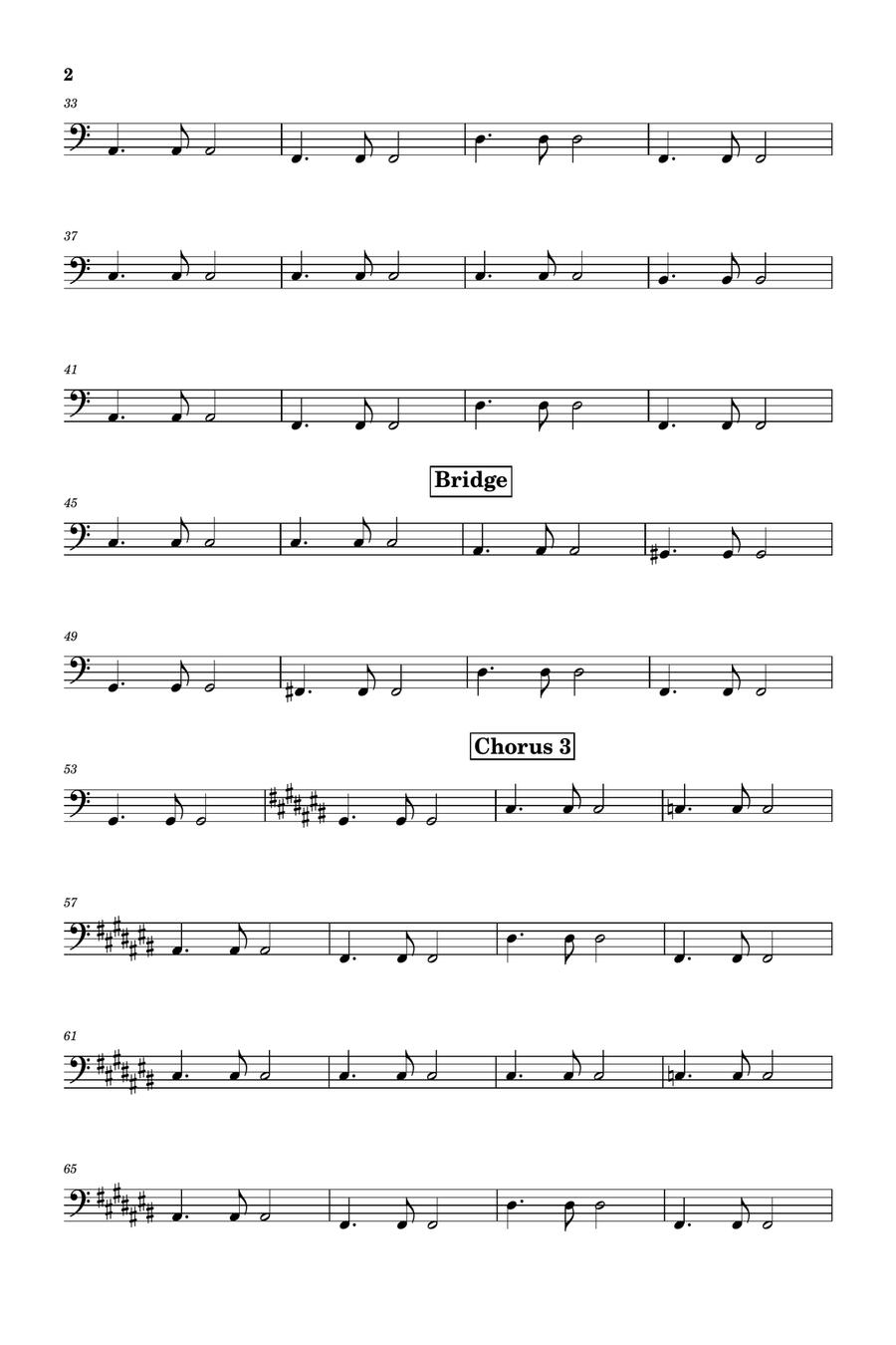 I Promise Bass Guitar scores gallery preview page 2