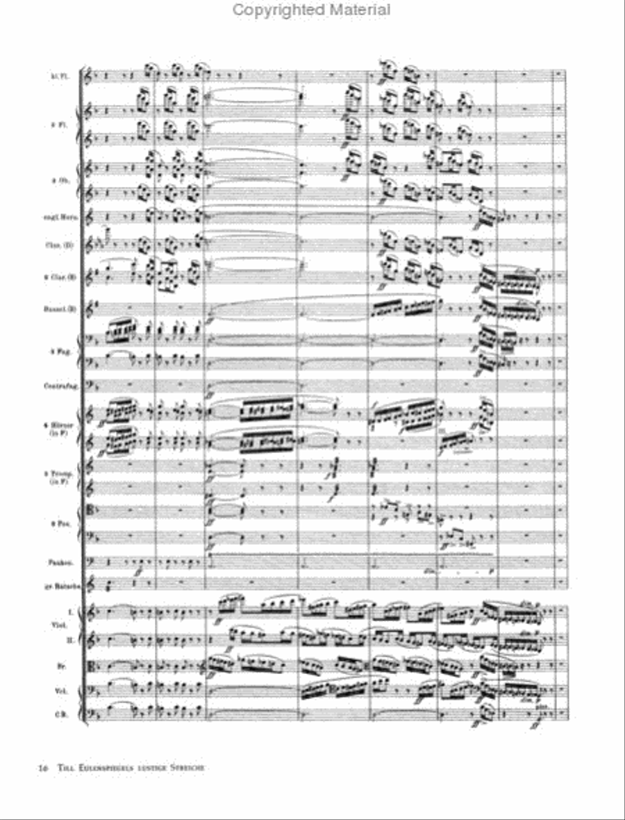 Tone Poems in Full Score, Series II -- Till Eulenspiegels Lustige Streiche, also Sprach Zarathustra and Ein Heldenleben Full Orchestra scores gallery preview page 3