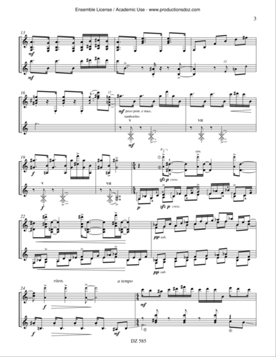 Triplex Triplex Classical Guitar scores gallery preview page 3