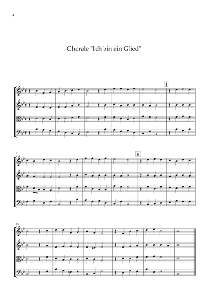 ’Wisch ab der Tranen scharfe Lauge’ from Brockes Passion HWV.48 for String Quartet image number null