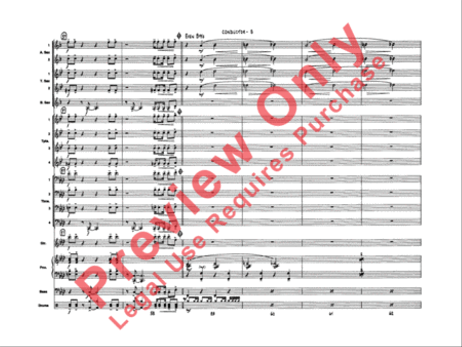 James Bond Theme Jazz Ensemble scores gallery preview page 11
