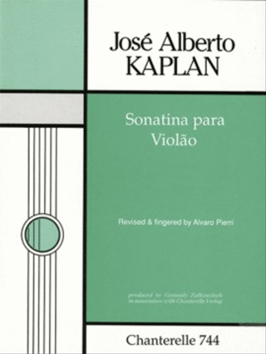 Sonatina para Violão Classical Guitar scores gallery preview page 1