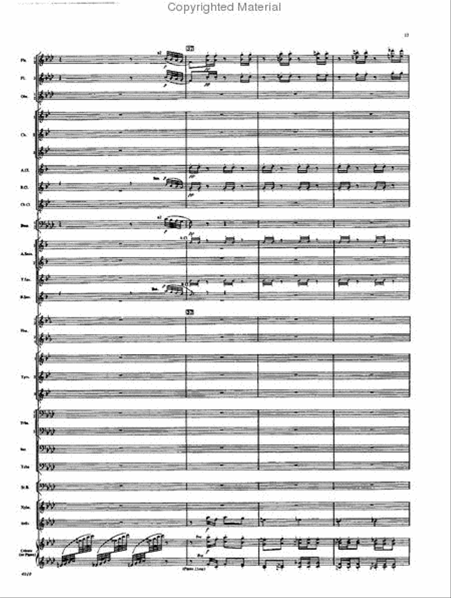 Selections from the Nutcracker Suite Concert Band scores gallery preview page 15
