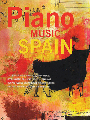 Book cover for Piano Music Of Spain: Volumes One To Three