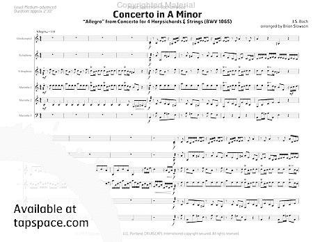 Concerto in A Minor image number null