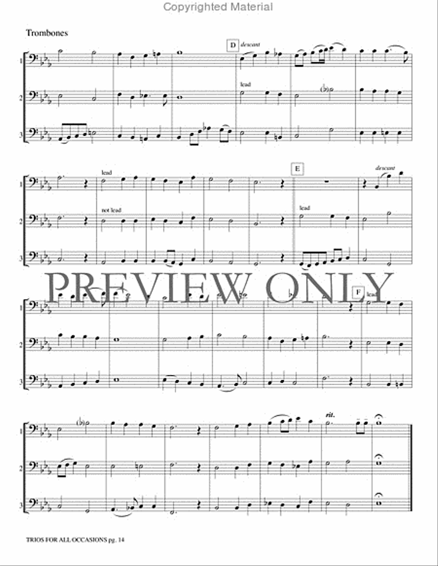 Trios for All Occasions Small Ensemble scores gallery preview page 15