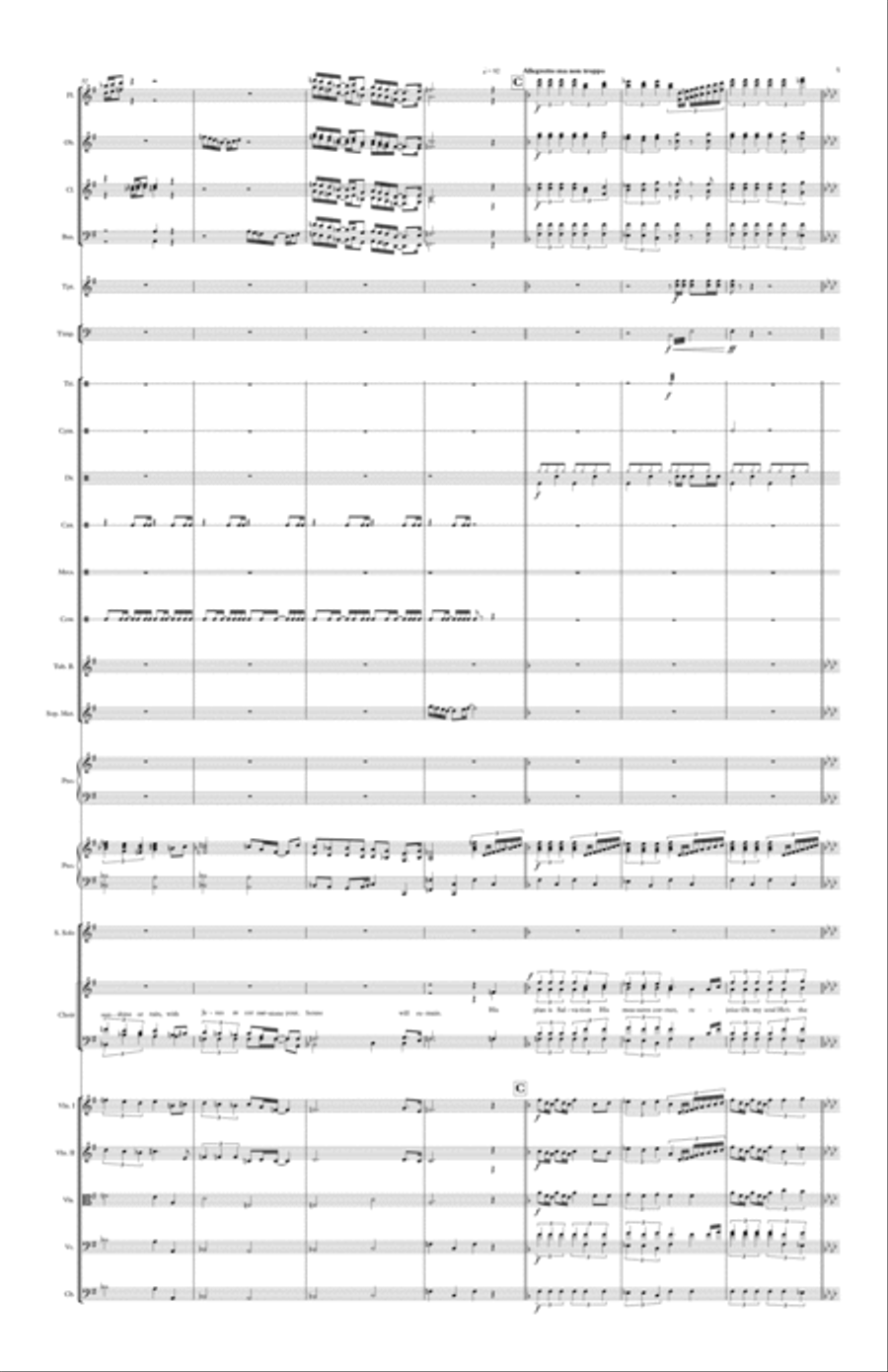The Great Architect Choir scores gallery preview page 5