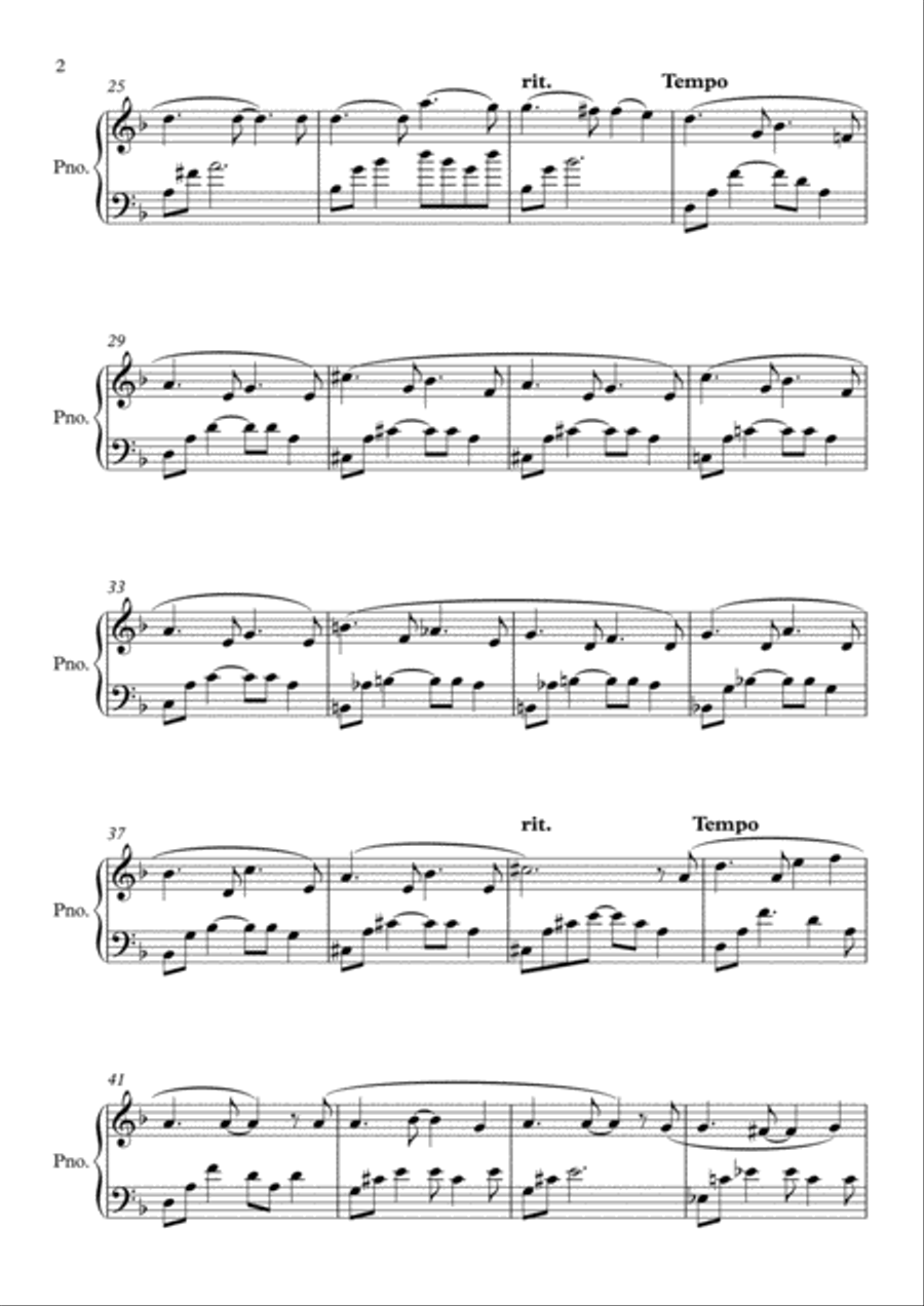 Adamo Piano Solo scores gallery preview page 2