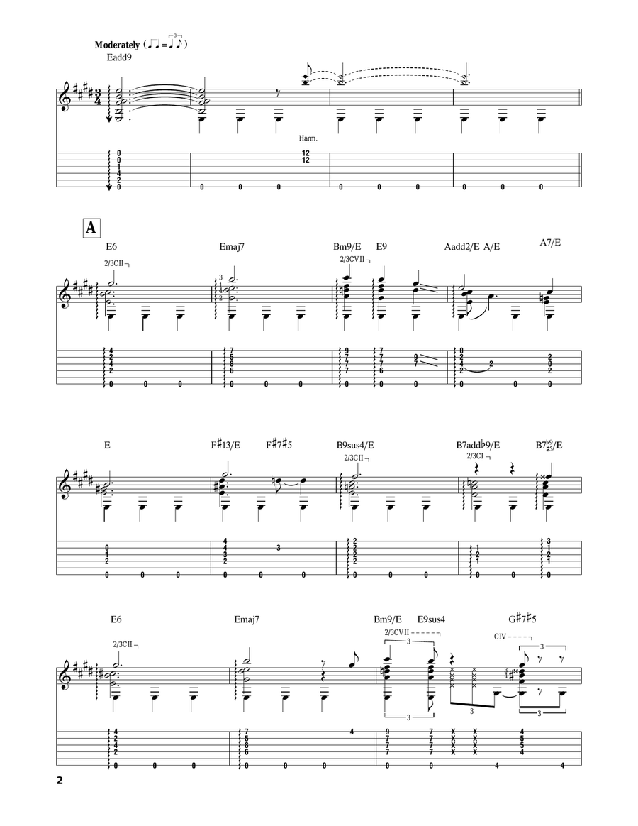 Dear Heart Dear Heart Guitar Solo scores gallery preview page 2
