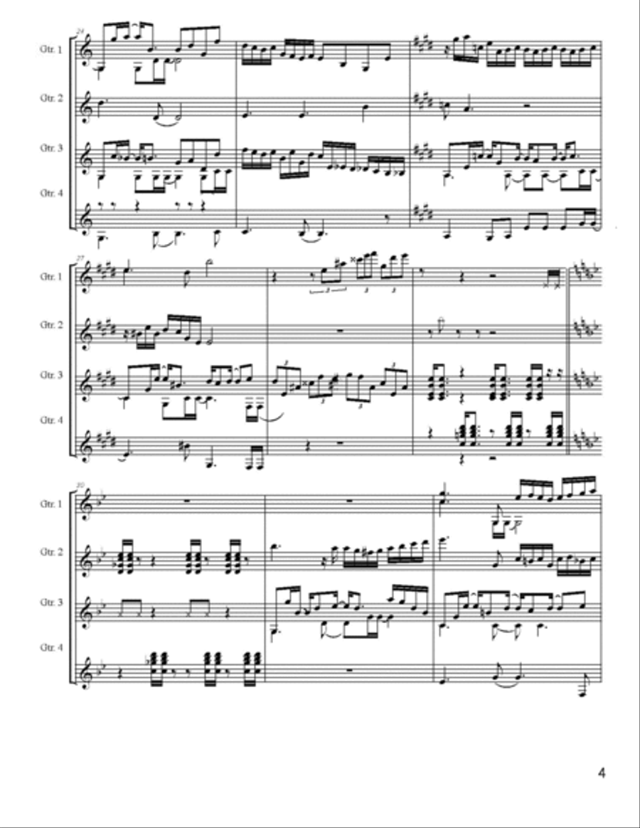 Son California score and parts - Score Only Acoustic Guitar scores gallery preview page 6