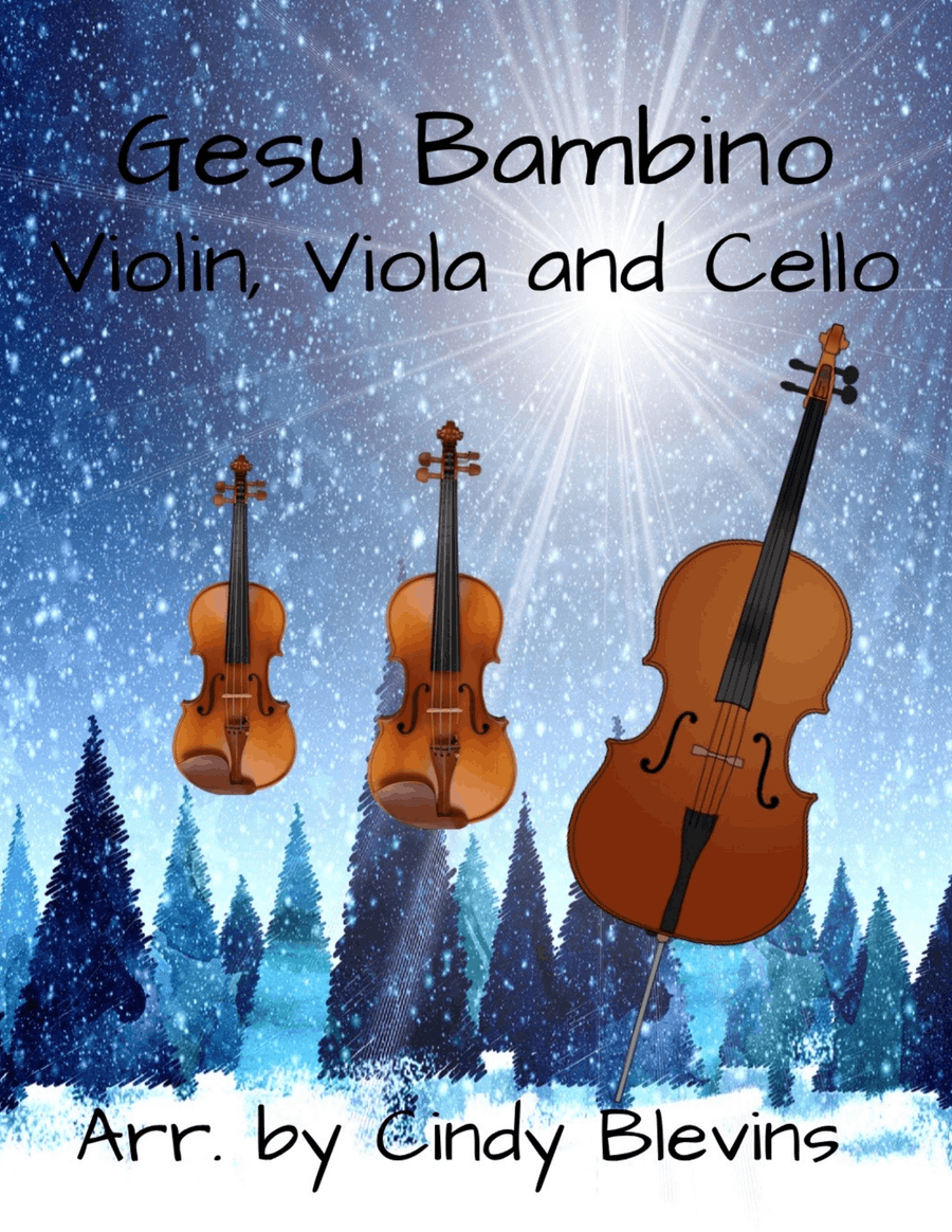 Gesu Bambino, for Violin, Viola and Cello String Trio scores gallery preview page 1
