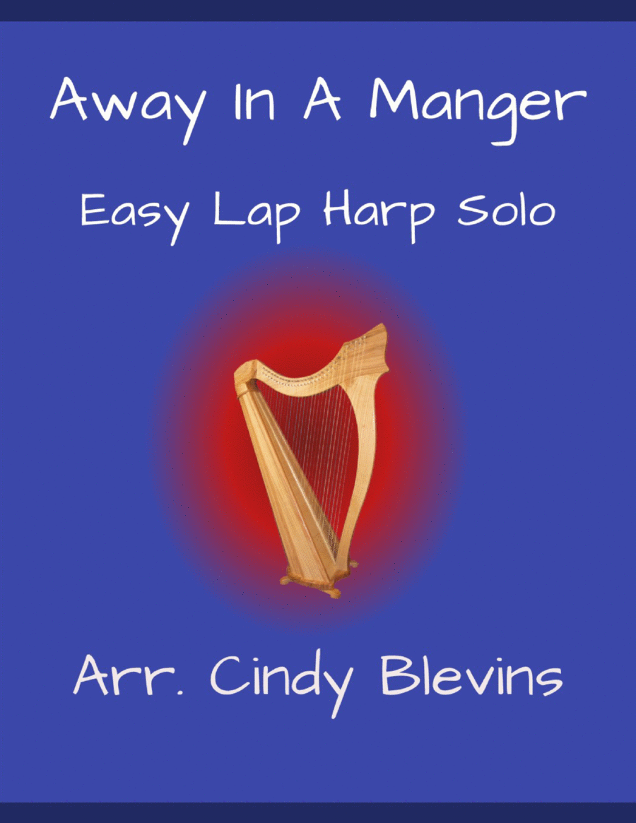 Away In a Manger, for Easy Lap Harp Lap Harp scores gallery preview page 1