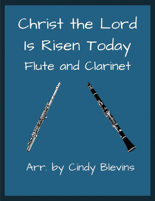 Book cover for Christ the Lord Is Risen Today, Flute and Clarinet