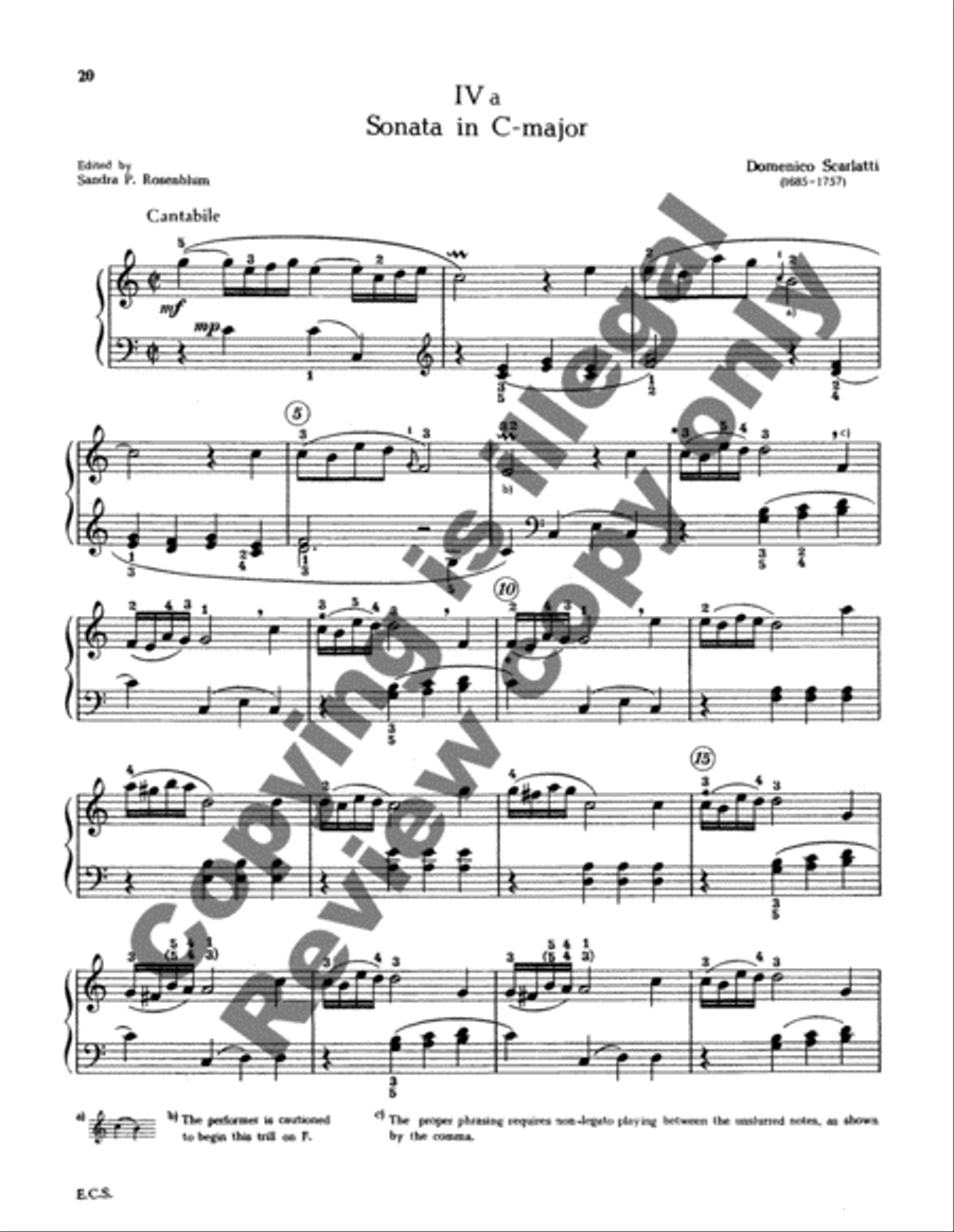 Five Pairs of Sonatas Harpsichord scores gallery preview page 11