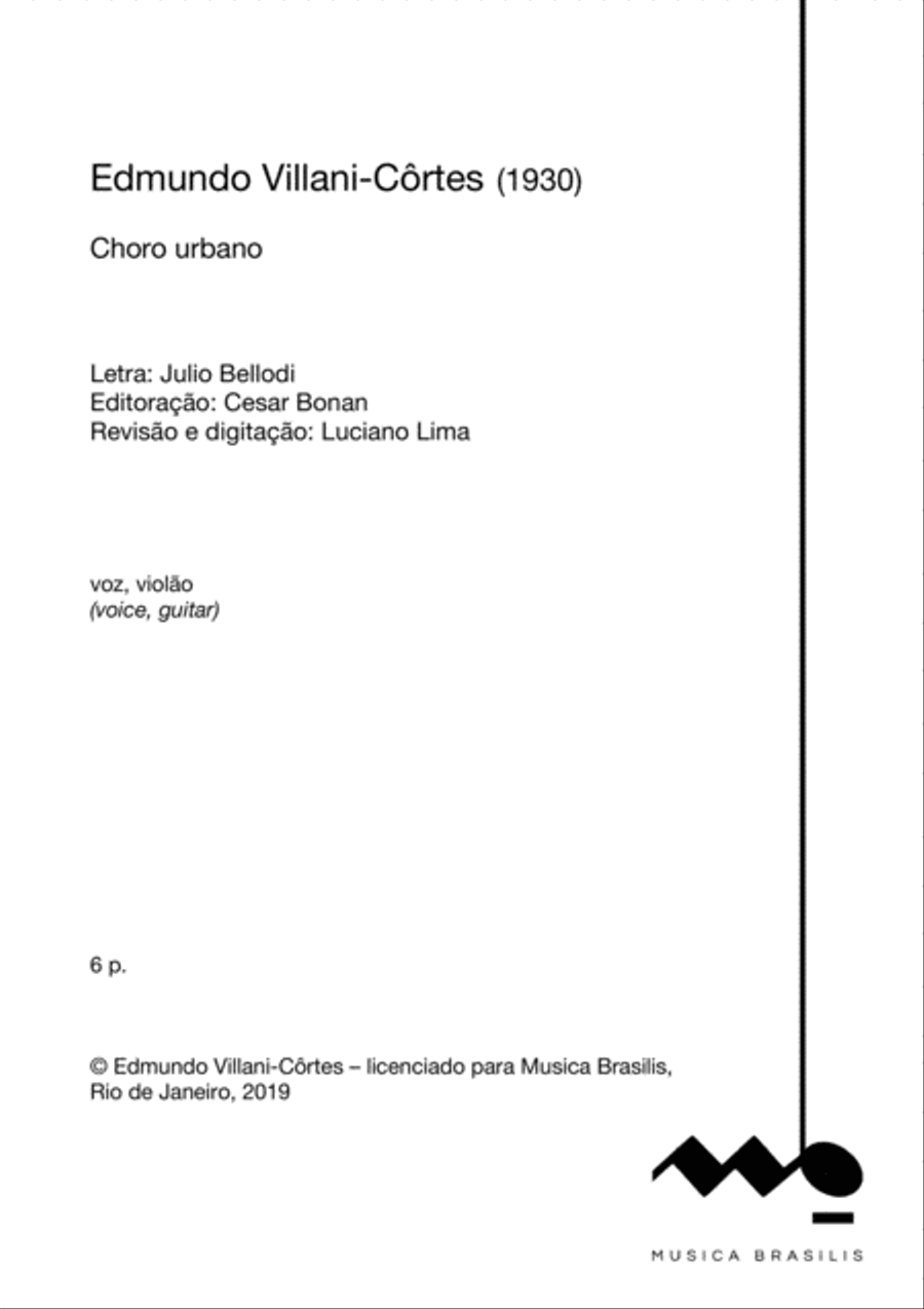 Choro urbano Classical Guitar scores gallery preview page 2