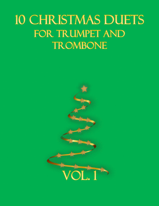Book cover for 10 Christmas Duets for trumpet and trombone (Vol. 1)