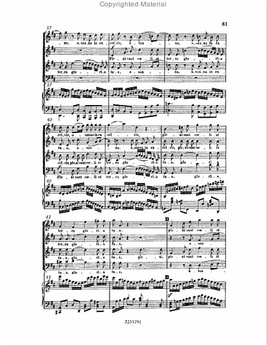Missa Solemnis, Op.123 Choir scores gallery preview page 81