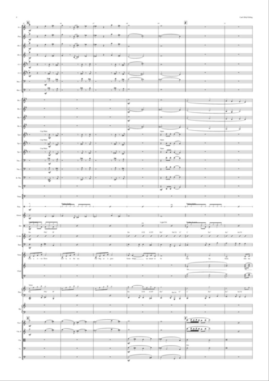 Can't Help Falling In Love Full Orchestra scores gallery preview page 6