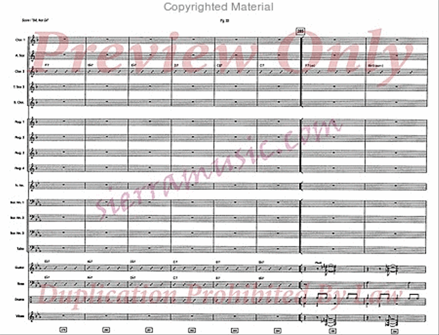 Bill, Not Gil Bill, Not Gil Jazz Ensemble scores gallery preview page 34