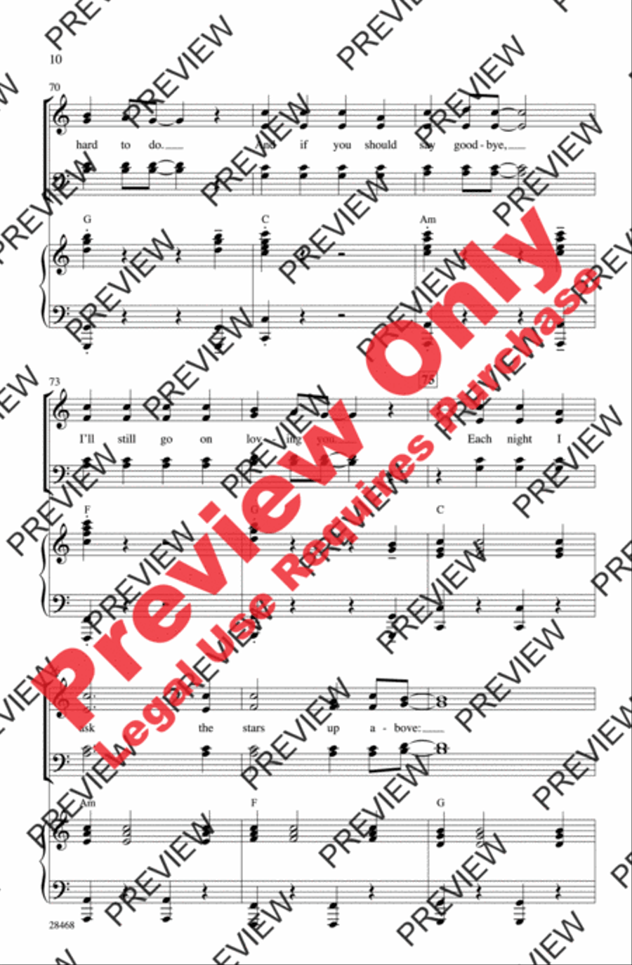 A Teenager in Love A Teenager in Love 4-Part scores gallery preview page 9